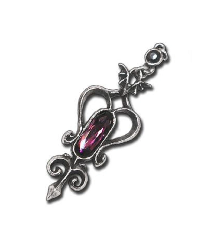серьга alchemy gothic (алхимия готик) e232 midnight ear chain