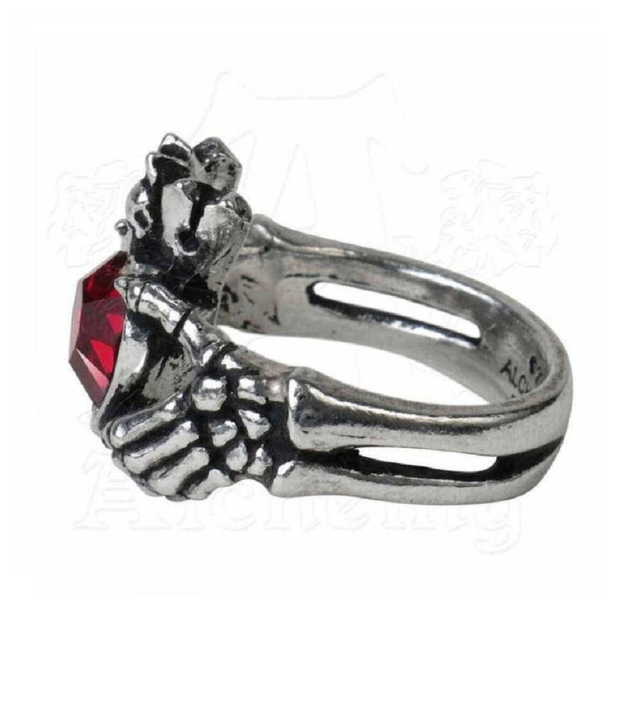 кольцо alchemy gothic (алхимия готик) r210 claddagh by night