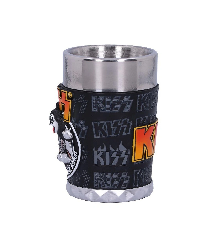 стопка фирменная kiss gene simmons "flame range the demon"