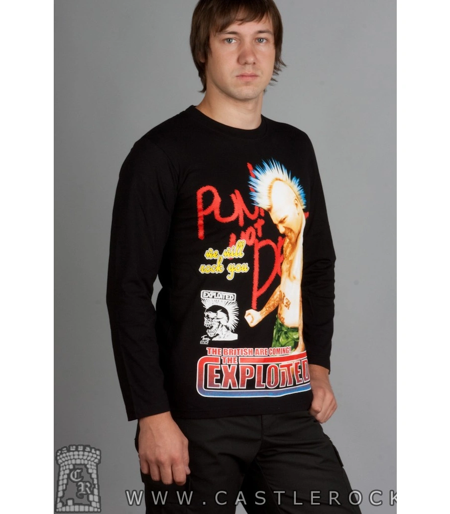 футболка exploited "the british are coming!" д/р