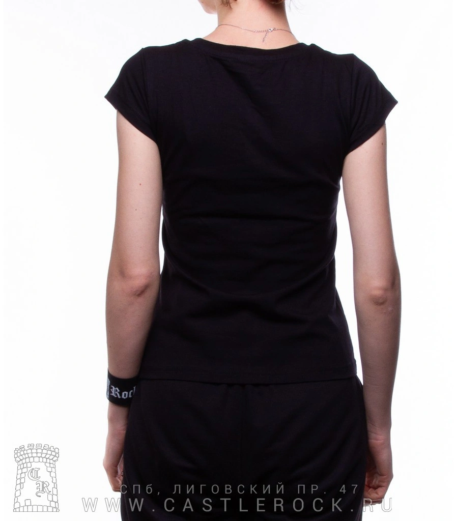 женская футболка nirvana kurt cobain (с микрофоном)