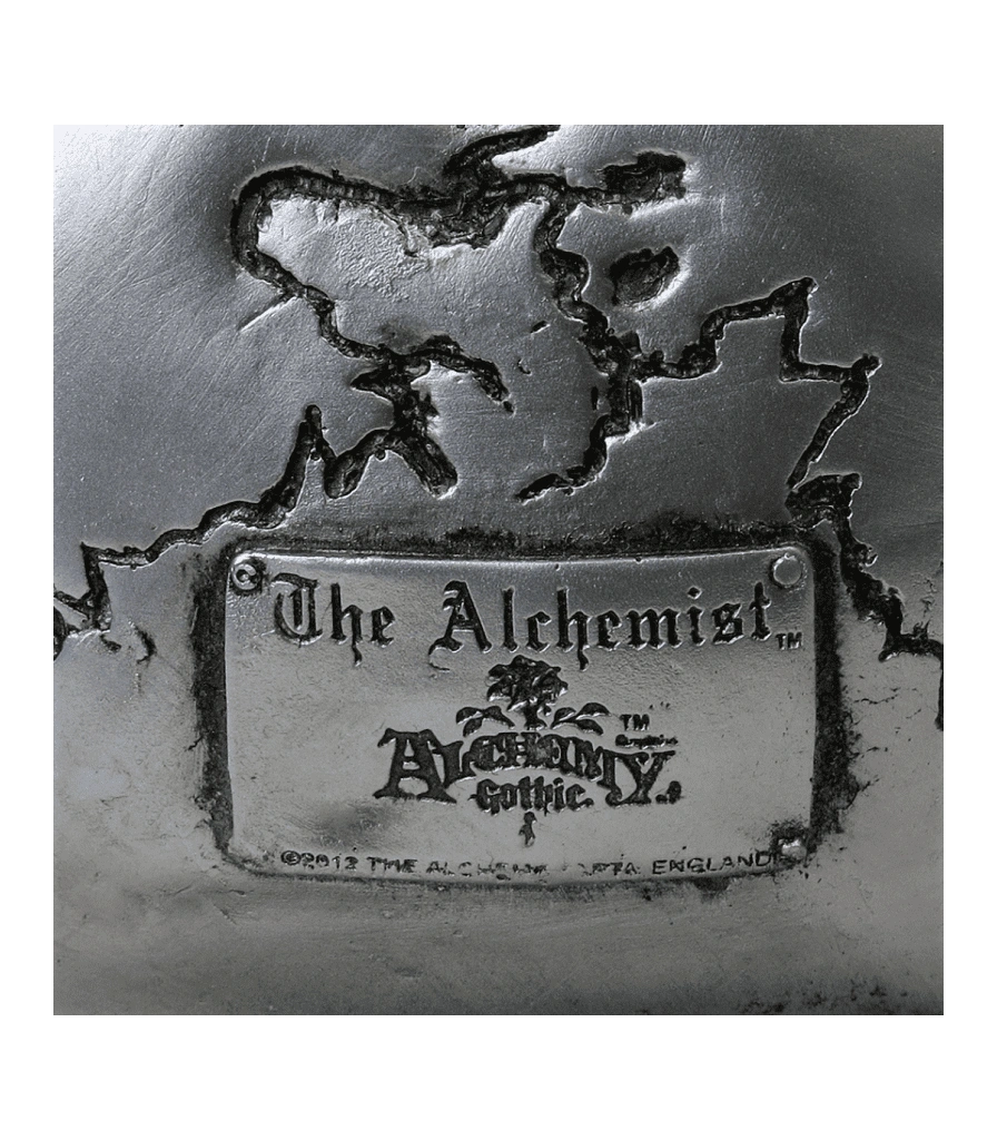 статуэтка череп алхимический (металлик)