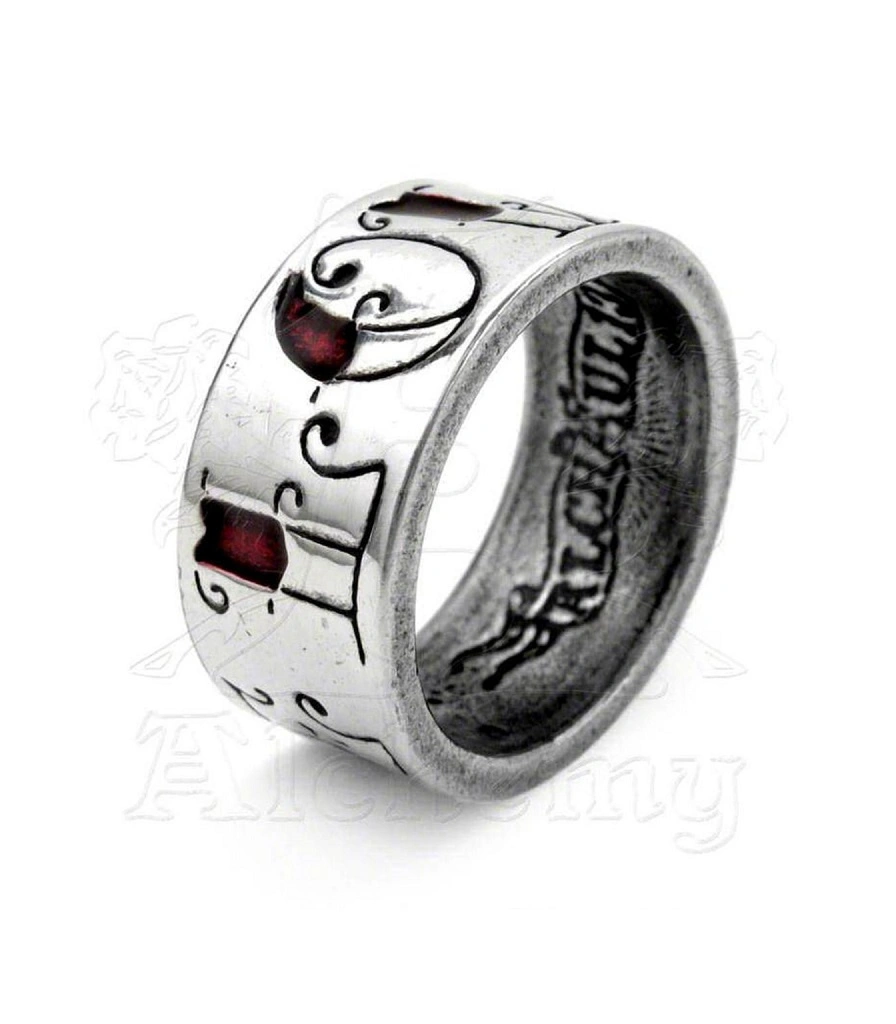 кольцо alchemy gothic (алхимия готик) ulr1 love hate