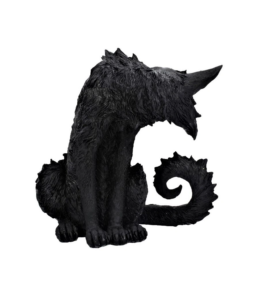 статуэтка кот фамильяр (оглядывается)