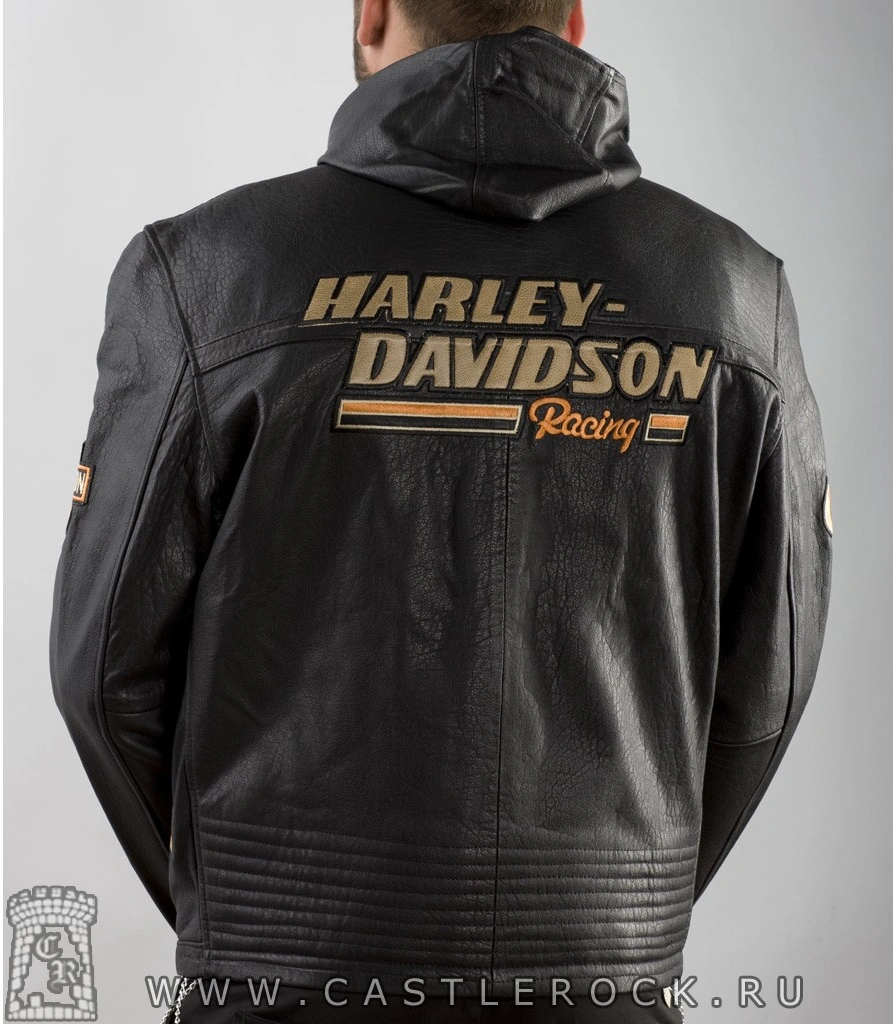 мото-куртка harley-davidson с отстегивающимся капюшоном