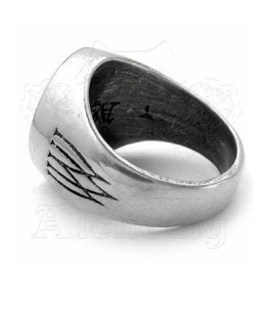 кольцо alchemy gothic (алхимия готик) r154 wyverex dragon signet