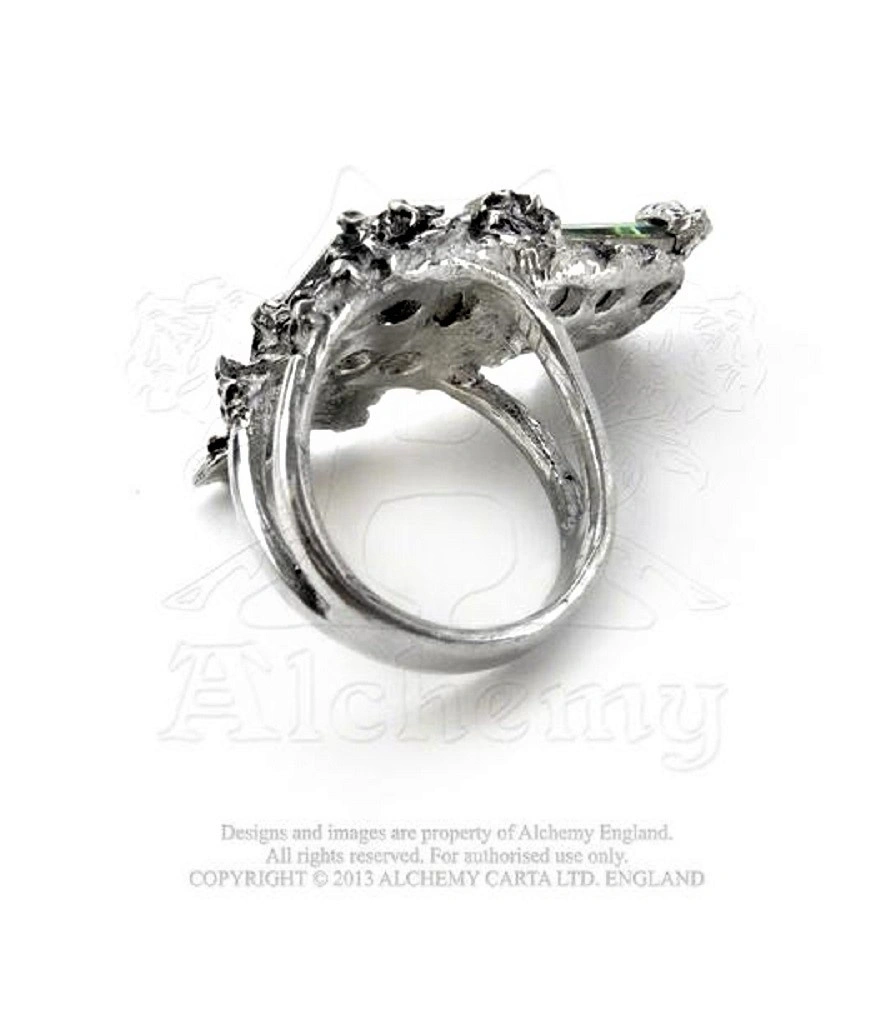 кольцо alchemy gothic (алхимия готик) r137 winter garden crystal