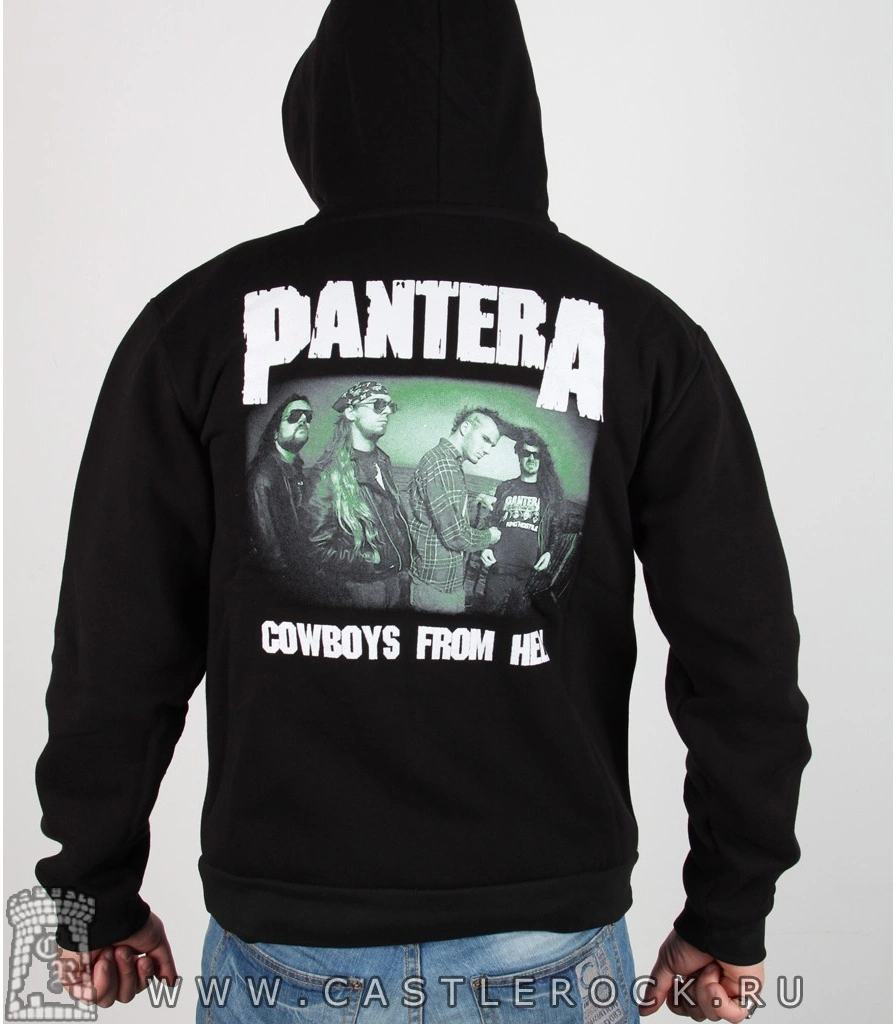 балахон на молнии pantera "cowboys from hell" (группа)