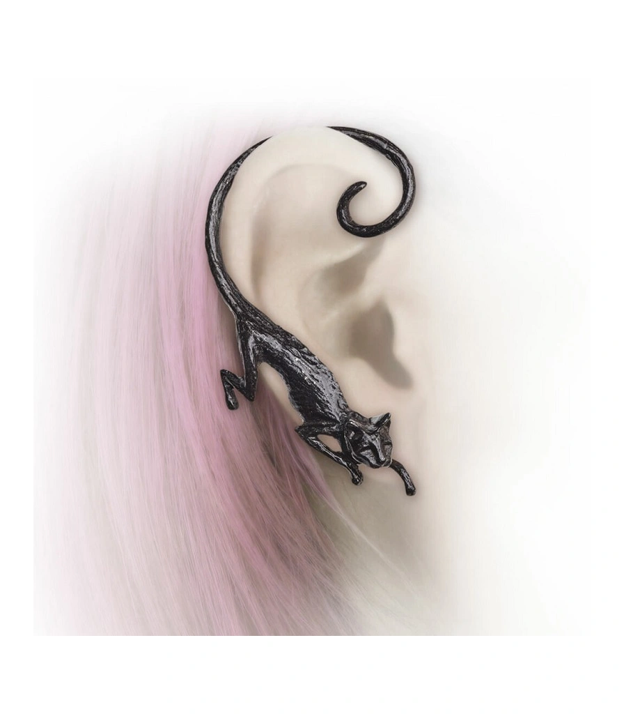 серьга кафф alchemy gothic (алхимия готик) e404 cat sith