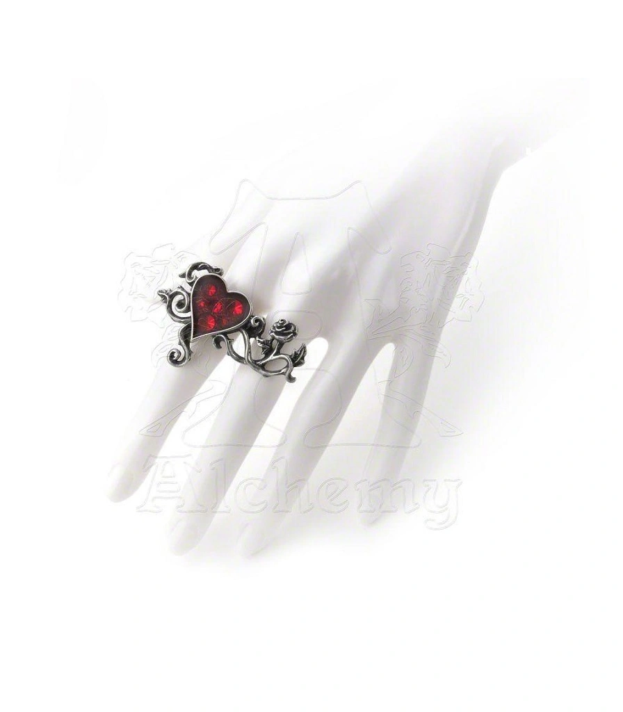 кольцо alchemy gothic (алхимия готик) r180 bed of blood roses