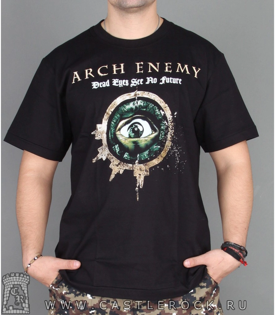 футболка arch enemy "dead eyes see no future" (глаз)