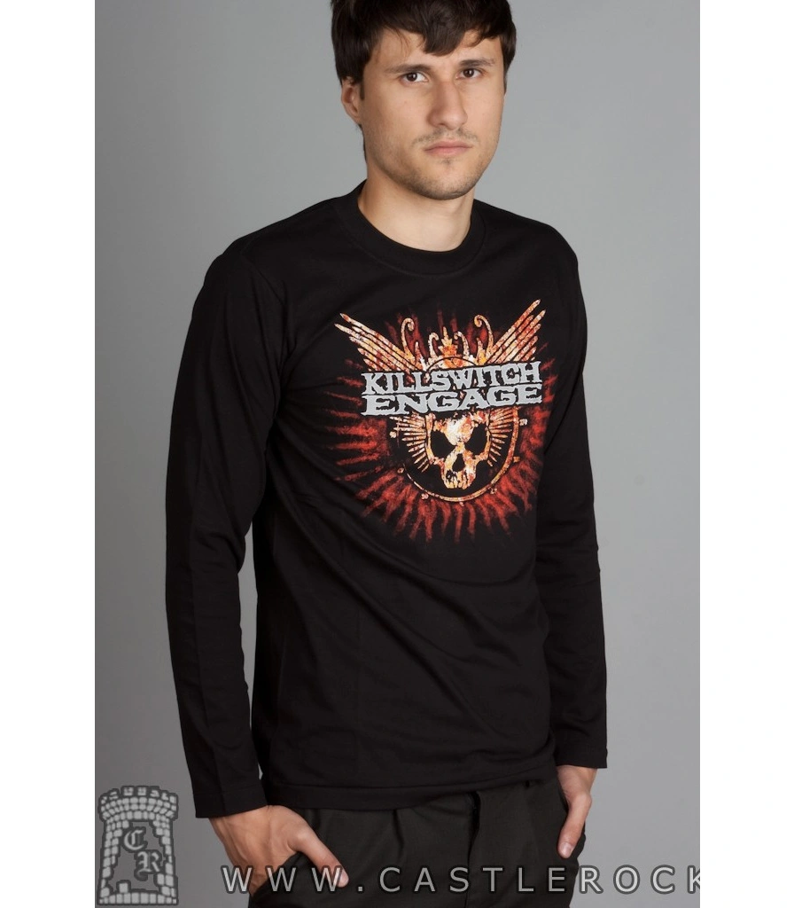футболка killswitch engage (череп) д/р
