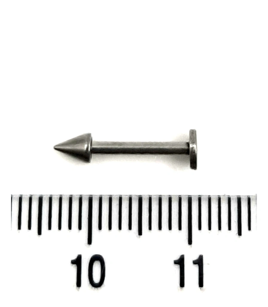 Лабрет Титан с Шипом 1,2 х 10 х 3