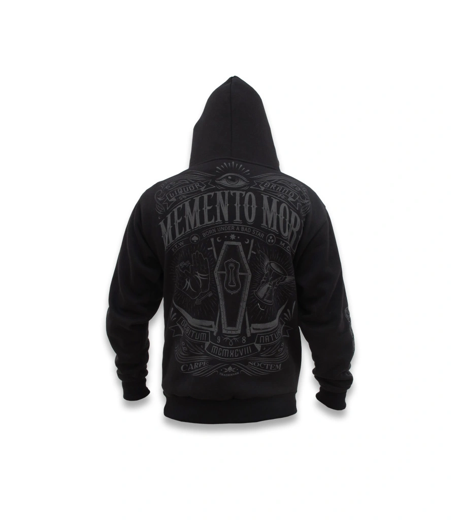 балахон на молнии memento mori (liquor brand)