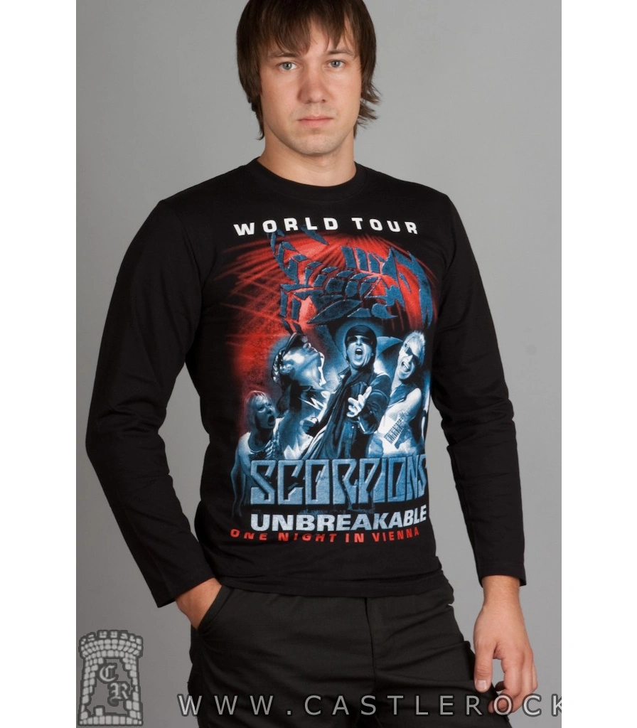 футболка scorpions "one night in vienna" д/р
