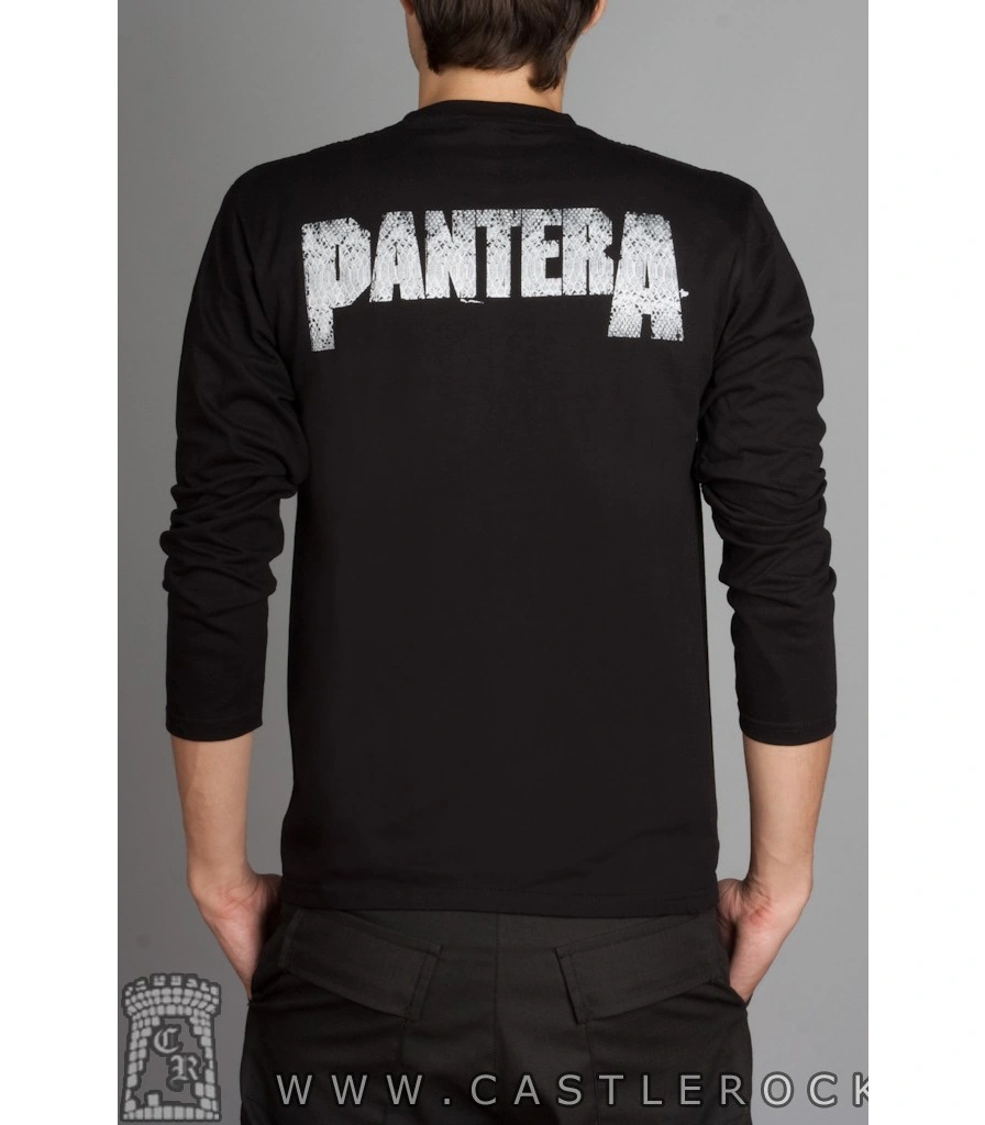 футболка pantera (череп со змеей) д/р