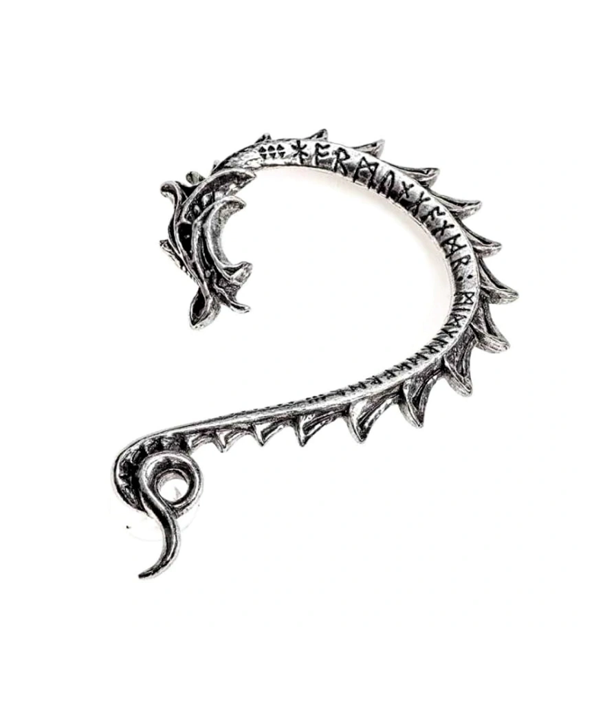 серьга кафф alchemy gothic (алхимия готик) e436 jormungand
