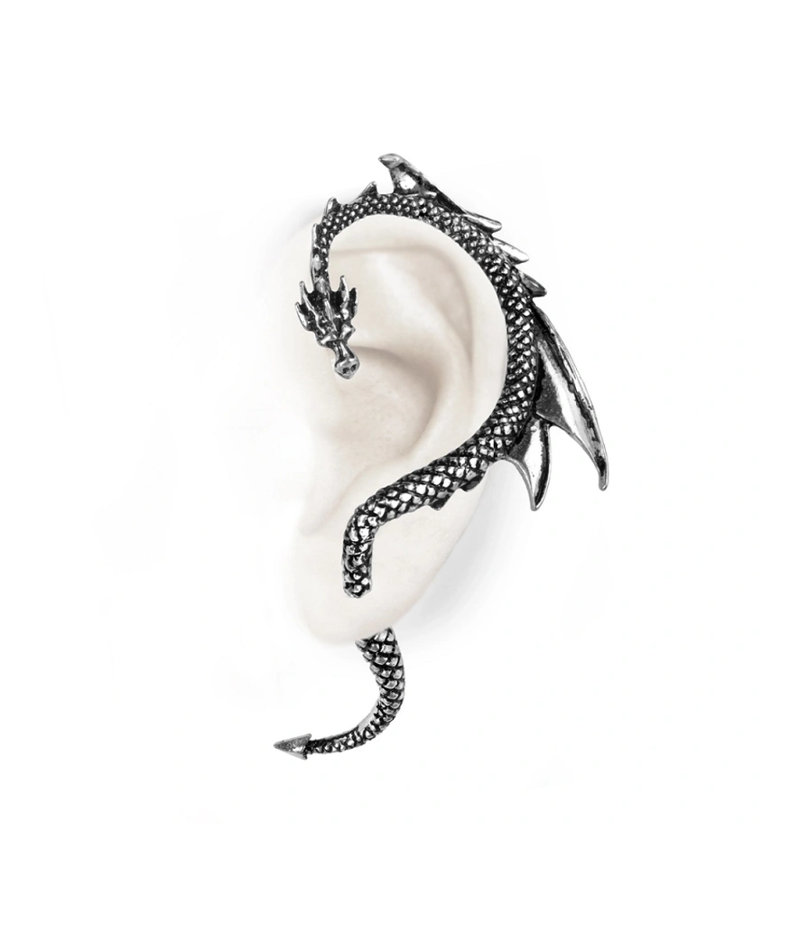 серьга кафф alchemy gothic (алхимия готик) e274l the dragon's lure