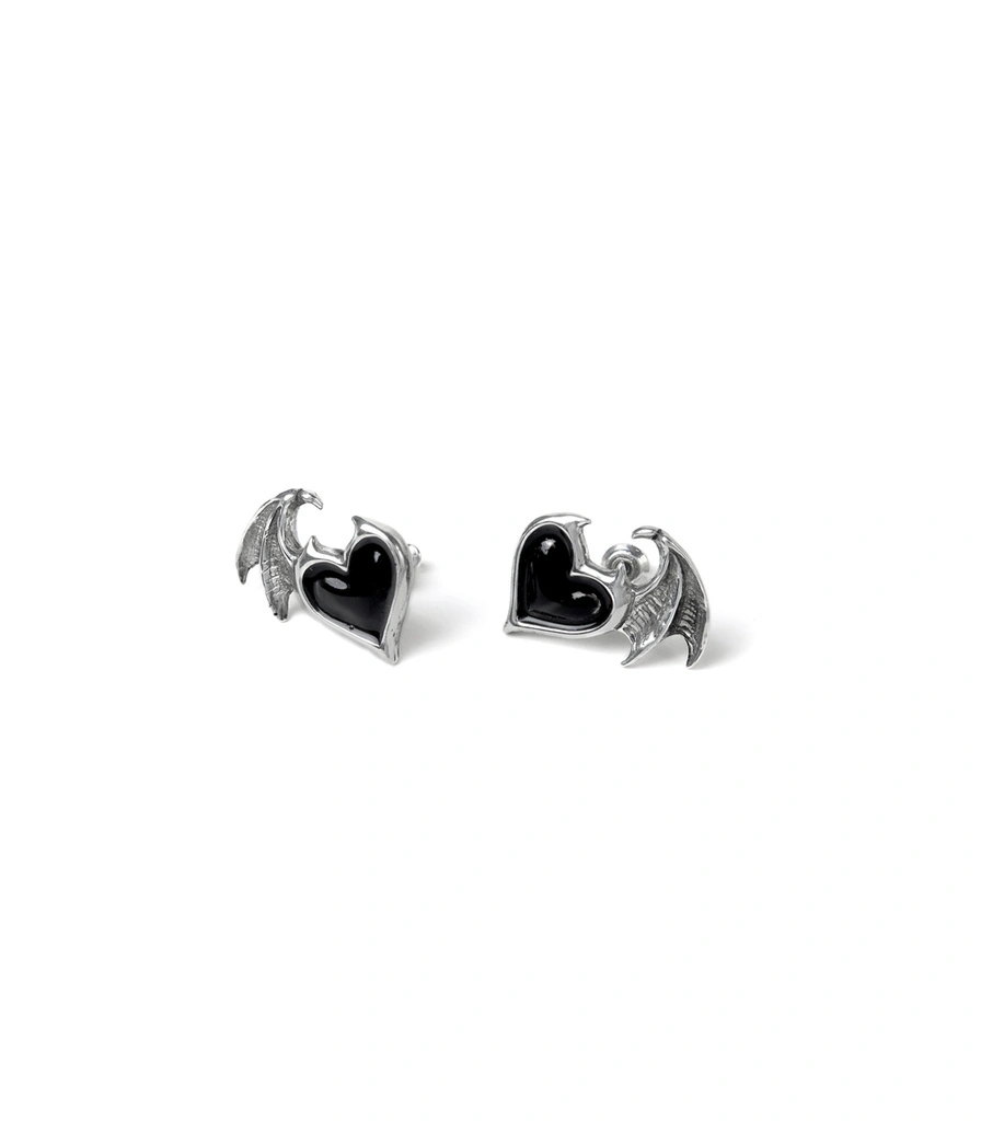 серьги alchemy gothic (алхимия готик) e444 blacksoul