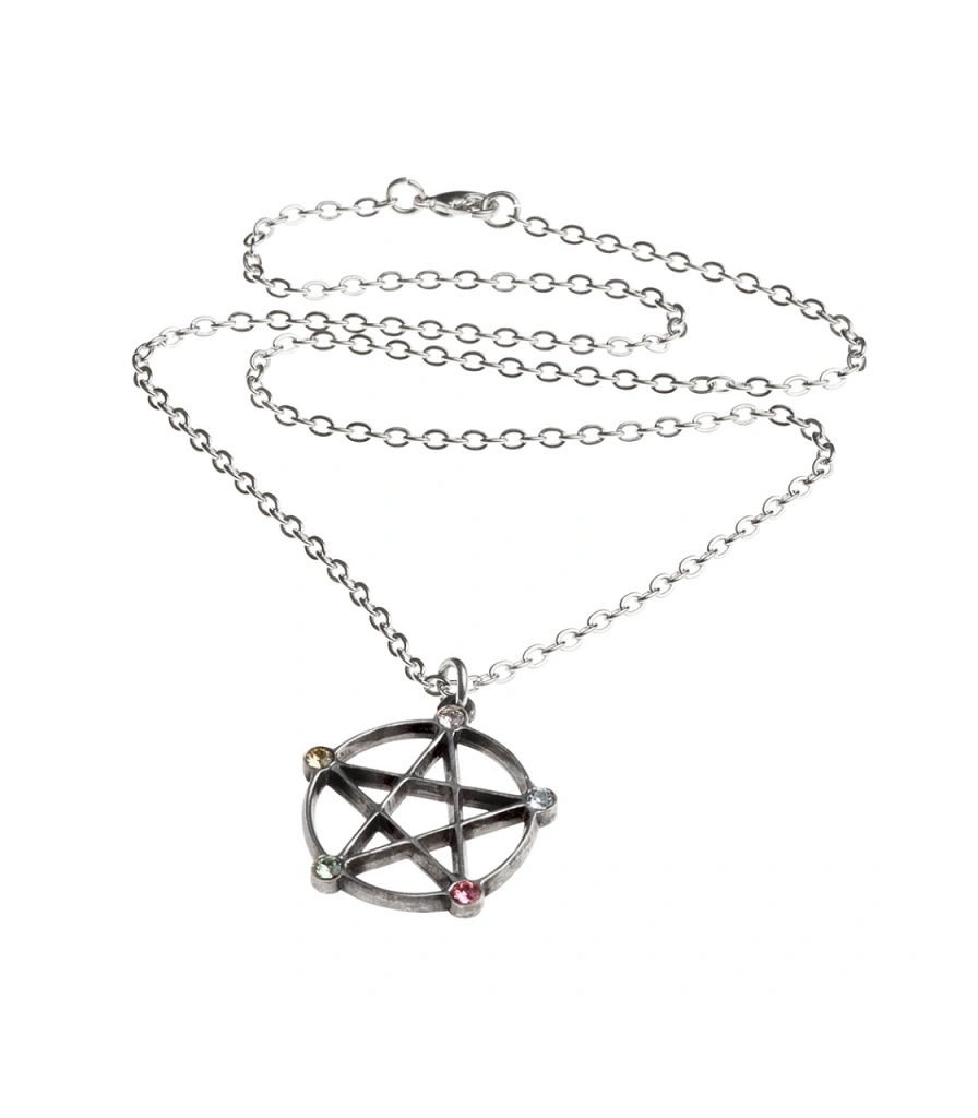 подвес alchemy gothic (алхимия готик) p786 wiccan elemental pentacle