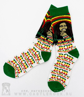 носки bob marley (белые)
