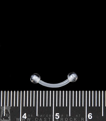 Микробанан Биофлекс с Акриловыми Шариками (прозрачный) 1,2 х 8 х 3/3