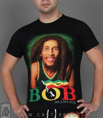 футболка bob marley