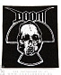 нашивка doom "doomed again" (вышивка)