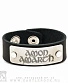 браслет кожаный amon amarth (широкий)