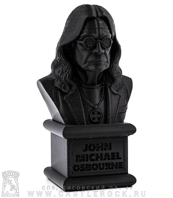 статуэтка ozzy osbourne (3d печать, черная)
