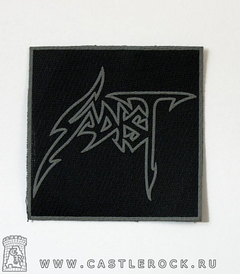 нашивка sadist (лого серое)