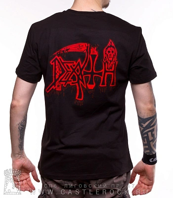 футболка death "scream bloody gore"