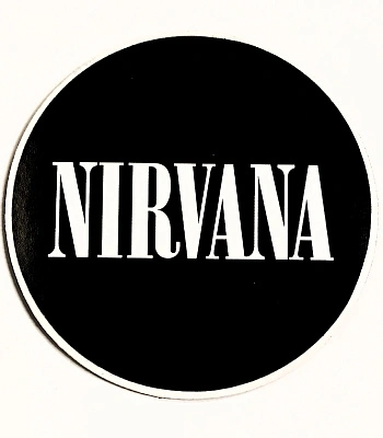 магнит виниловый nirvana (ч/б)