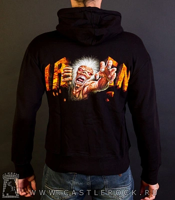 балахон на молнии iron maiden (тур 2013)