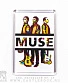 магнит прямоугольный muse (группа, шарж)