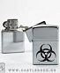 зажигалка с гравировкой biohazard