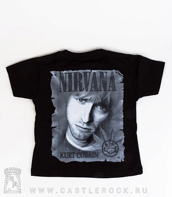 футболка детская nirvana kurt cobain