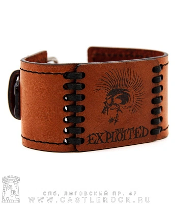 браслет кожаный с гравировкой exploited