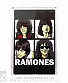 магнит прямоугольный ramones (группа, шарж)