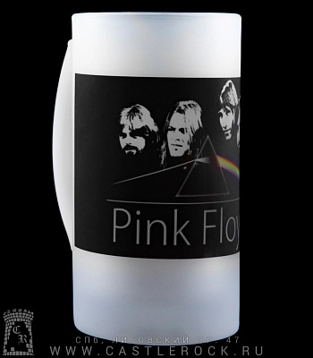 кружка пивная стеклянная pink floyd (группа)