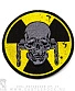 нашивка megadeth vic rattlehead (радиация, вышивка)
