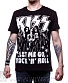 футболка kiss "let me go, rock'n'roll"
