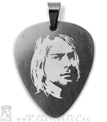 подвеска медиатор nirvana kurt cobain