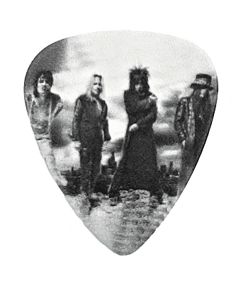 медиатор motley crue (группа ч/б, горизонтально)