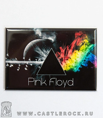 магнит прямоугольный pink floyd "the dark side of the moon" (дым)
