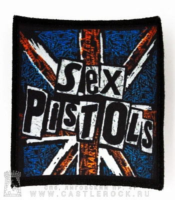 нашивка sex pistols (лого, флаг великобритании)