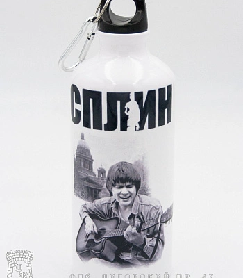 фляга с карабином сплин 600 мл