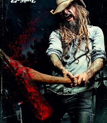 постер тканевый rob zombie