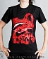 футболка children of bodom (принт красный)