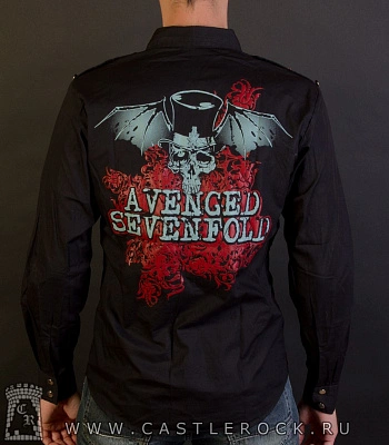 рубашка с длинным рукавом avenged sevenfold